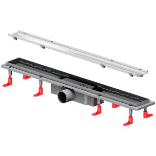 Душевой лоток AM.PM PrimeFlow 70 W02SC-U11-070-04SB с решеткой Хром матовый / под плитку Tile